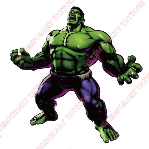 Hulk Customize Temporary Tattoos Stickers NO.172